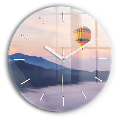 Horloge ronde Beau paysage