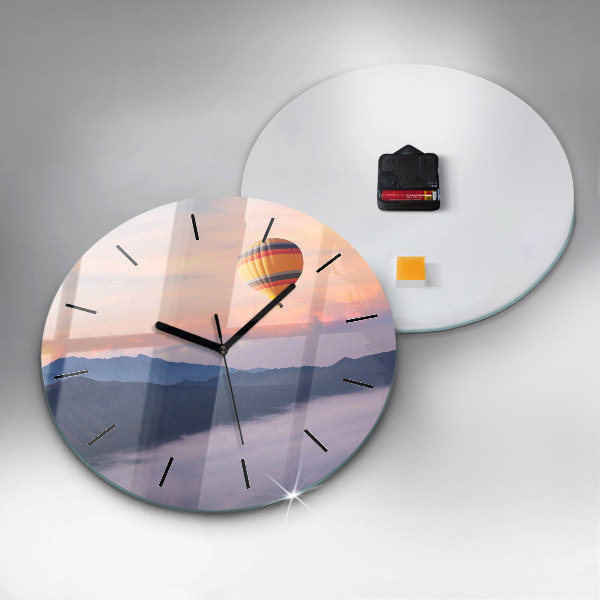 Horloge ronde Beau paysage