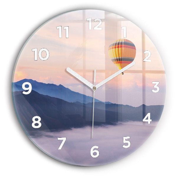 Horloge ronde Beau paysage