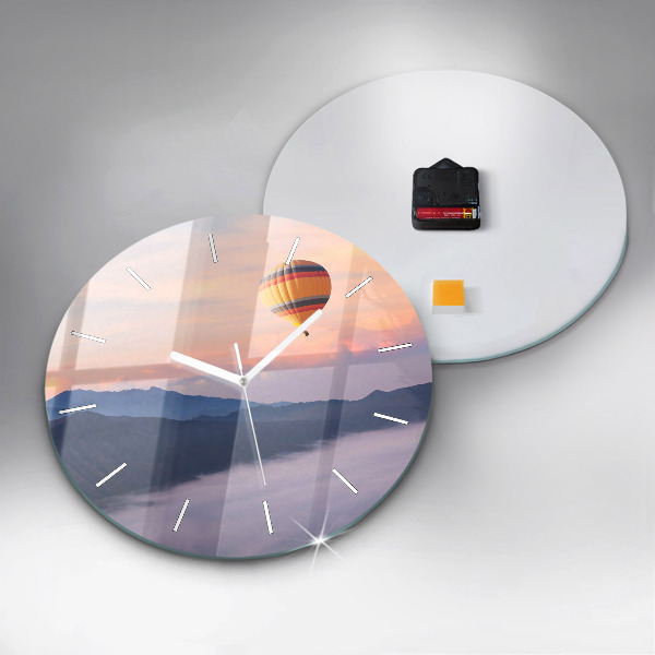 Horloge ronde Beau paysage