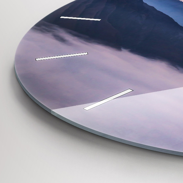 Horloge ronde Beau paysage