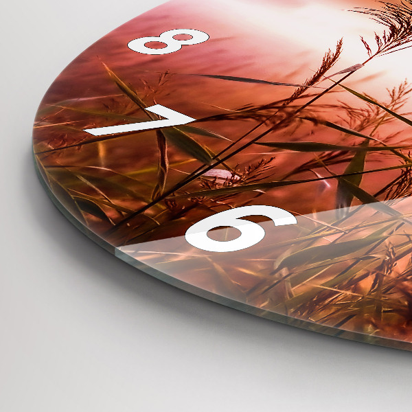 Horloge ronde Matin brumeux