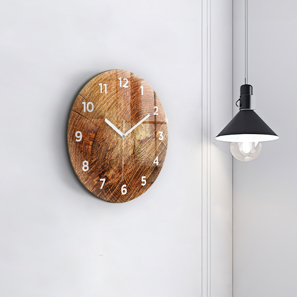 Horloge ronde 'Vieille souche d''arbre'