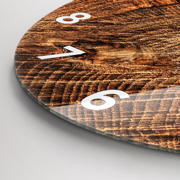 Horloge ronde 'Vieille souche d''arbre'