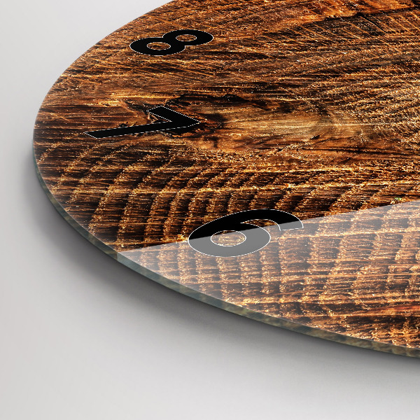 Horloge ronde 'Vieille souche d''arbre'