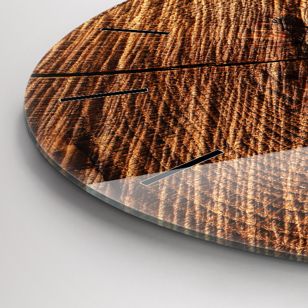 Horloge ronde Bois décoratif