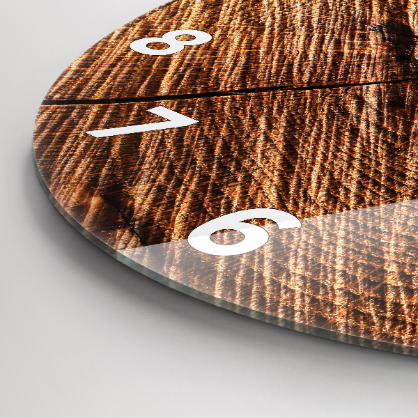 Horloge ronde Bois décoratif