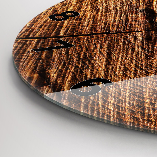 Horloge ronde Bois décoratif