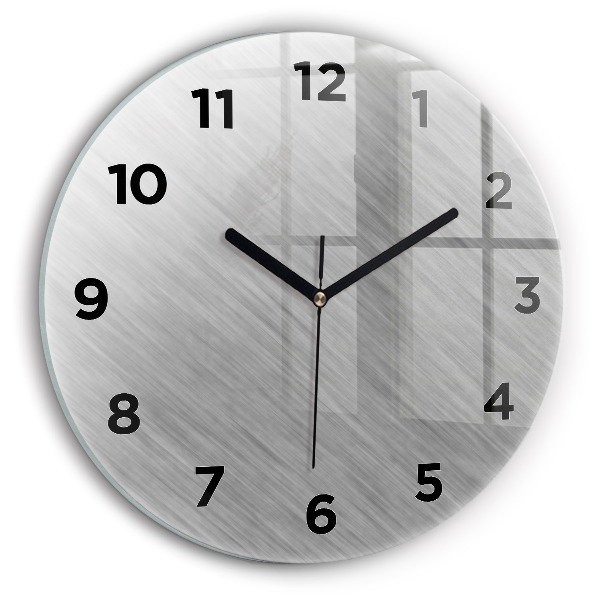 Horloge ronde Mur métallique