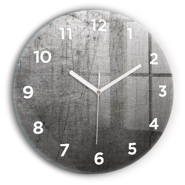 Horloge ronde Mur métallique