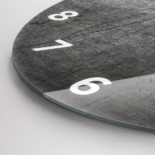 Horloge ronde Mur métallique