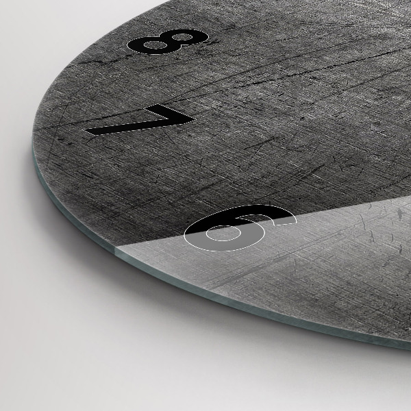 Horloge ronde Mur métallique