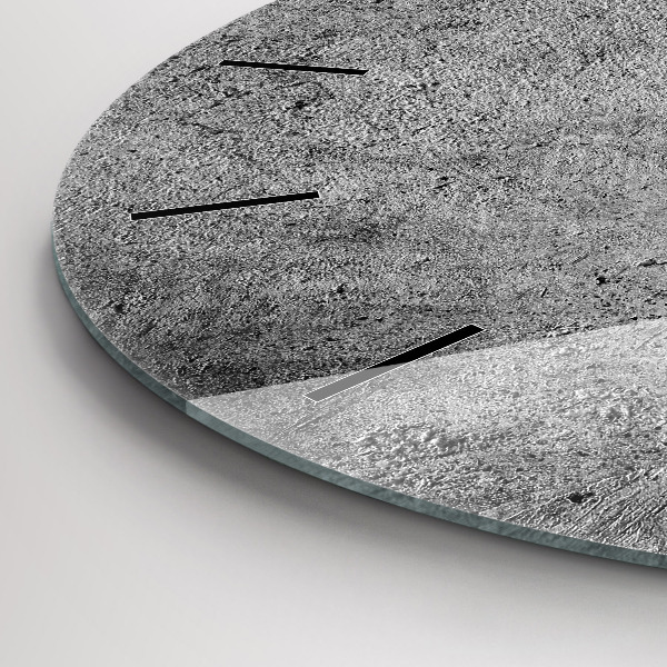 Pendule murale ronde Mur industriel