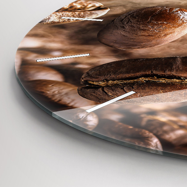 Pendule murale ronde Café en grains