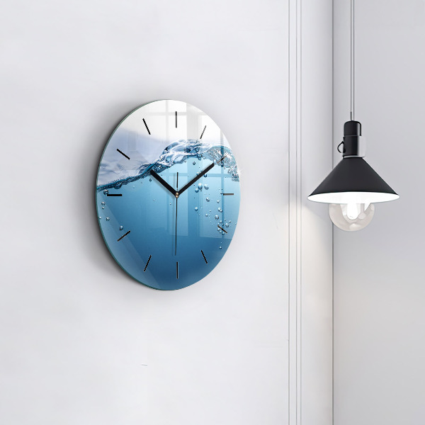 Horloge ronde Vue sous-marine
