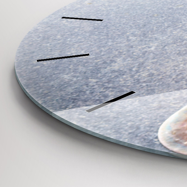 Horloge ronde Un morceau de gâteau