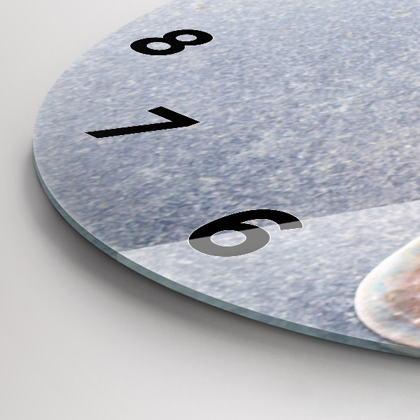 Horloge ronde Un morceau de gâteau