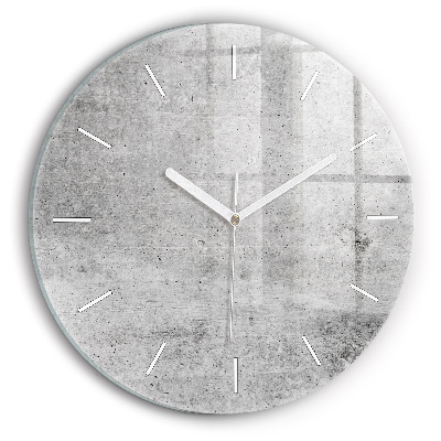 Horloge ronde Mur brut