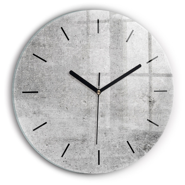 Horloge ronde Mur brut