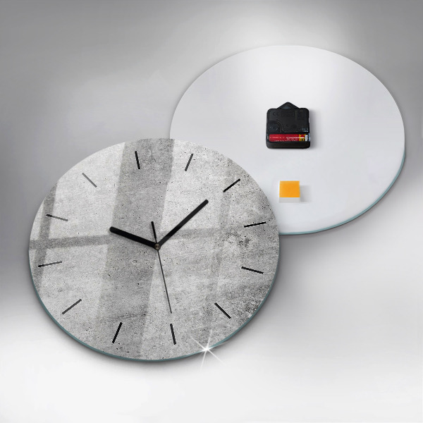 Horloge ronde Mur brut