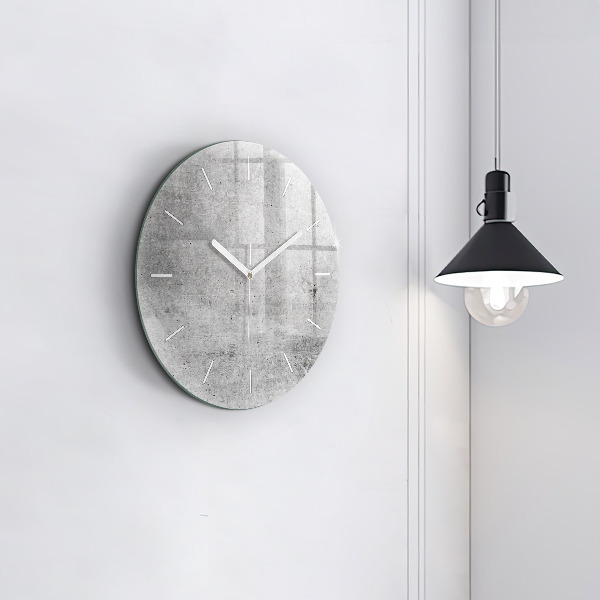 Horloge ronde Mur brut