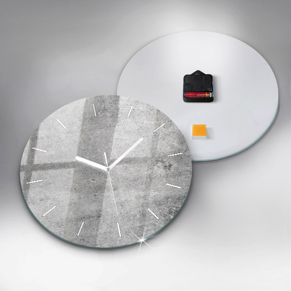 Horloge ronde Mur brut
