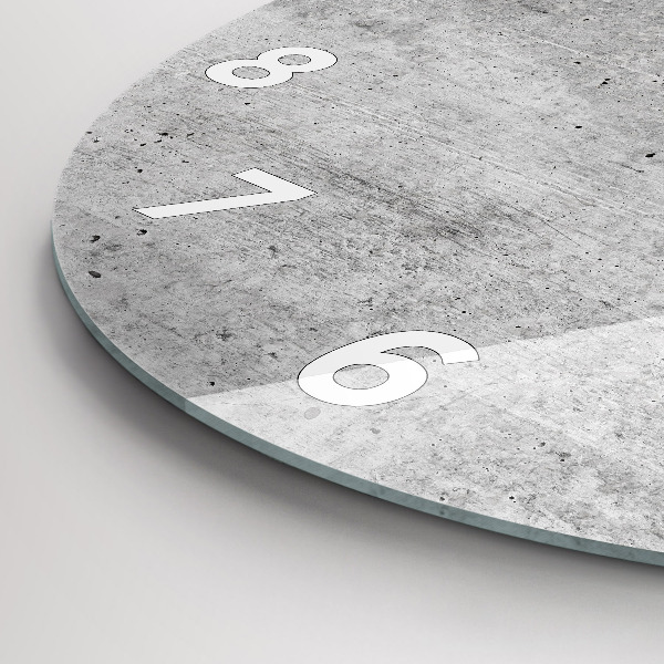 Horloge ronde Mur brut