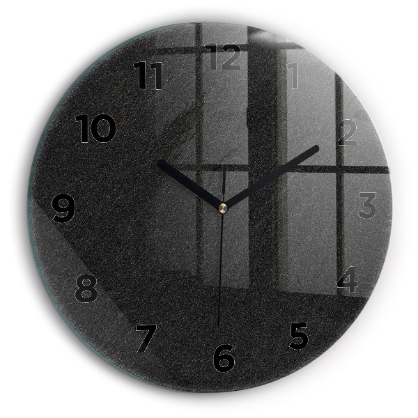 Horloge ronde Roche sombre