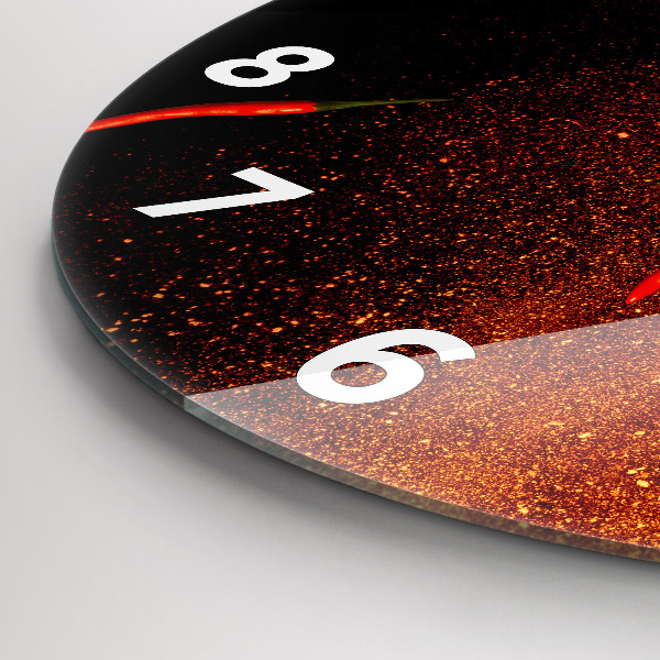 Horloge ronde Piments