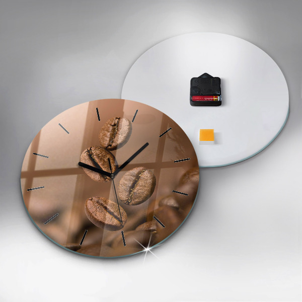 Horloge ronde Couleurs abstraites