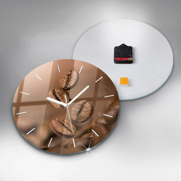 Horloge ronde Couleurs abstraites