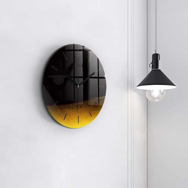 Horloge ronde 'du jus d''orange'