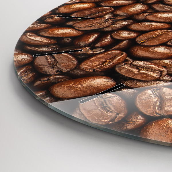 Horloge ronde Café en grains