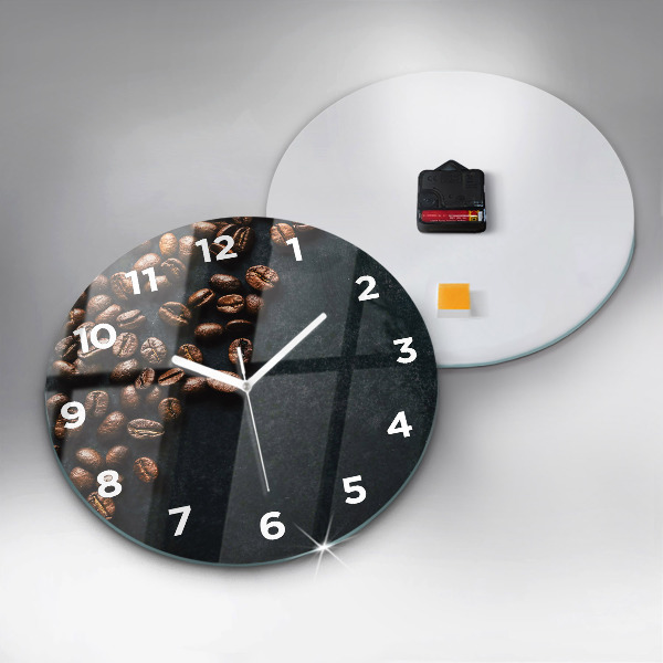 Horloge ronde Café en grains