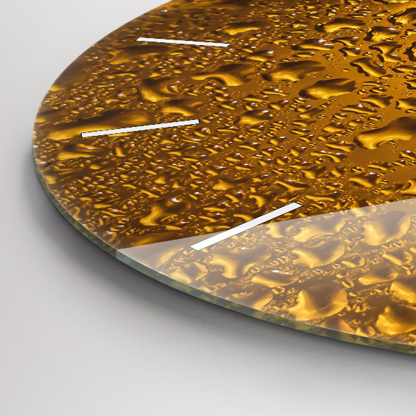 Horloge ronde Une chope de bière