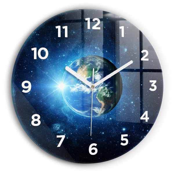 Horloge ronde Terre et Galaxie – NASA
