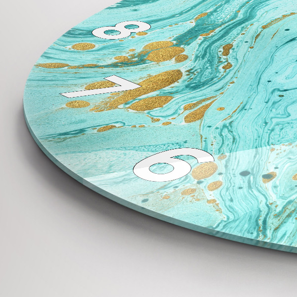 Horloge ronde Texture de marbre