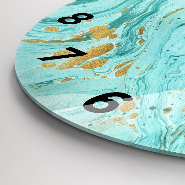 Horloge ronde Texture de marbre