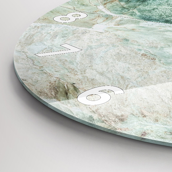 Horloge ronde Texture de pierre de marbre