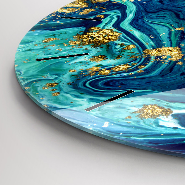 Horloge ronde Abstraction moderne