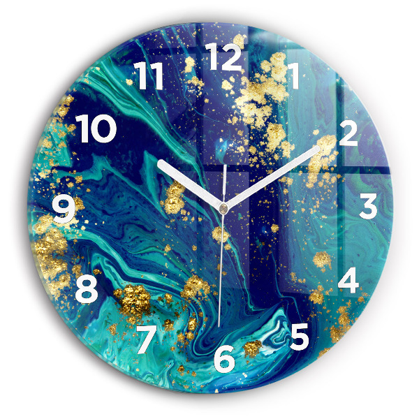 Horloge ronde Abstraction moderne