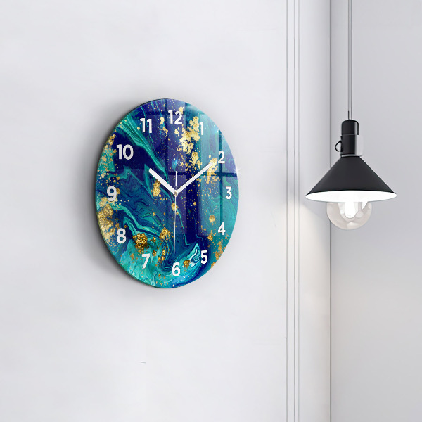 Horloge ronde Abstraction moderne