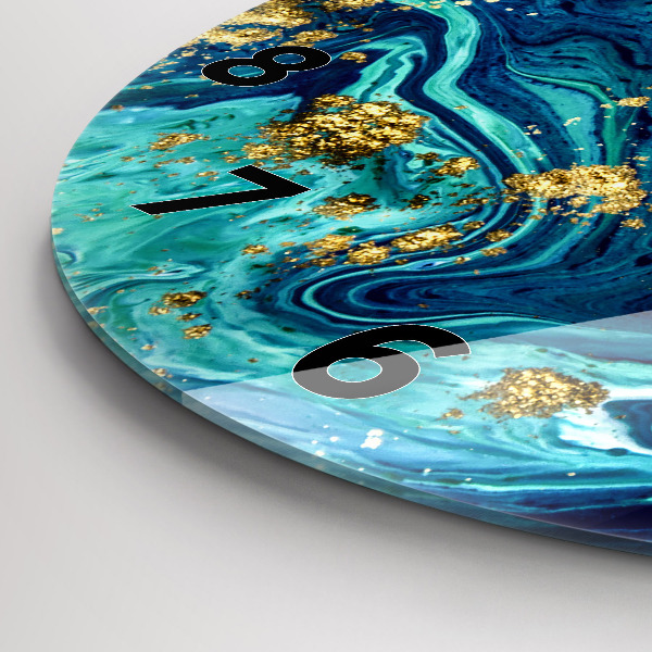 Horloge ronde Abstraction moderne