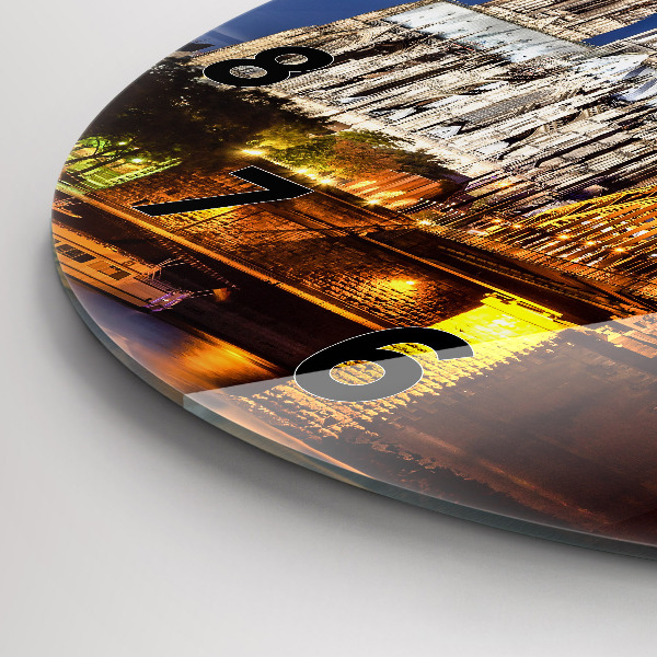 Horloge ronde Pont en Allemagne