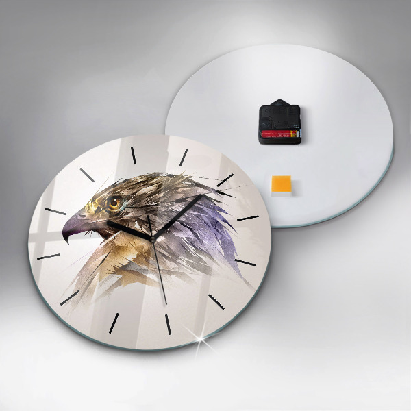 Horloge ronde Oiseau de prédation