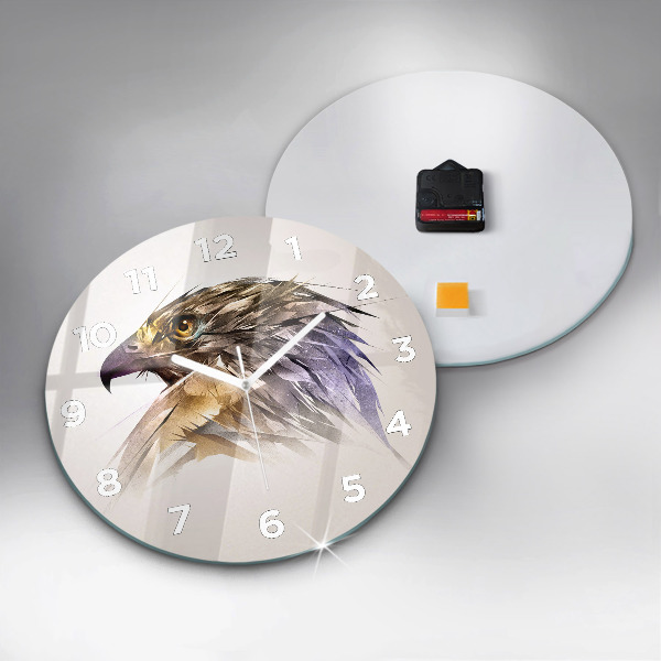 Horloge ronde Oiseau de prédation