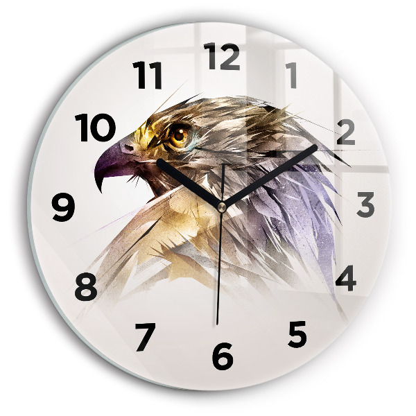 Horloge ronde Oiseau de prédation