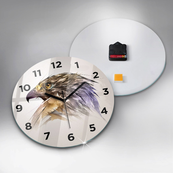 Horloge ronde Oiseau de prédation