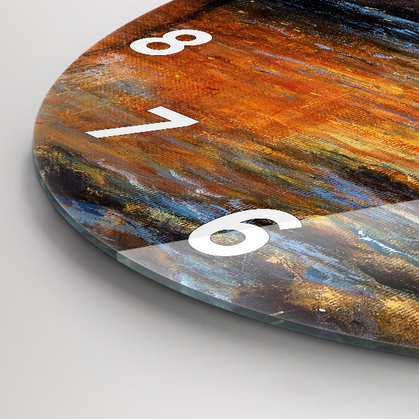 Horloge ronde Art artistique