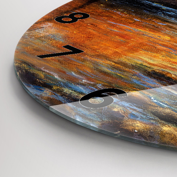 Horloge ronde Art artistique